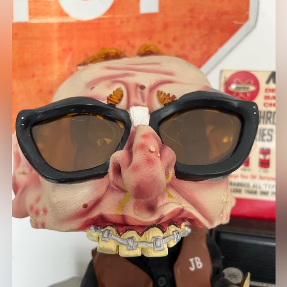 Nerd Mask Glasses braces dorky guy Face mask - Picture 1 of 4